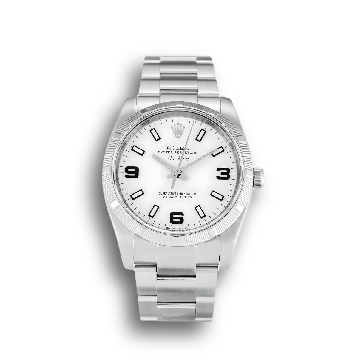 Rolex Air-King 34mm White Dial - Ref. 114210