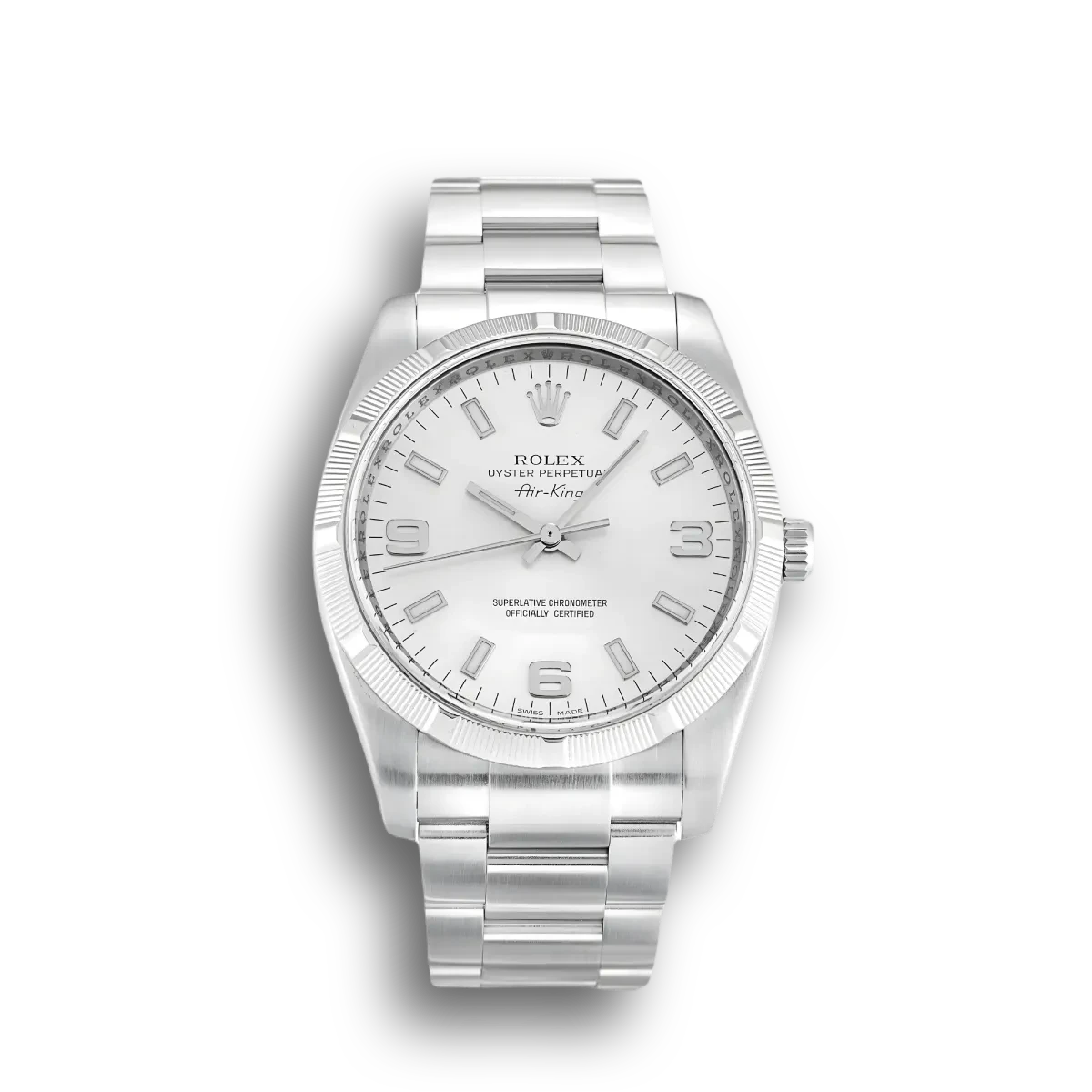 Rolex Air-King 34mm Silver Dial - Ref. 114210