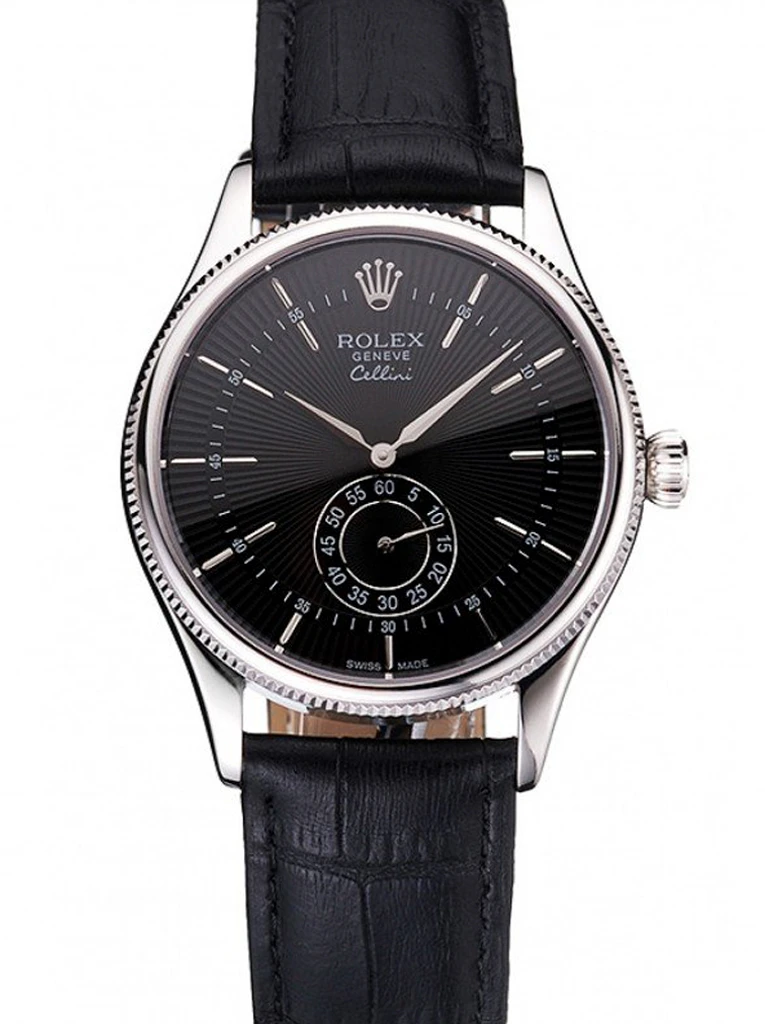 Rolex Cellini 38mm Black Dial - REP016790