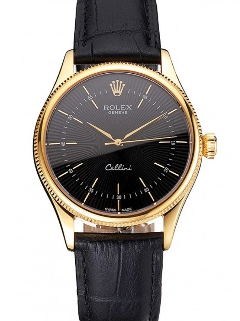 Rolex Cellini 38mm Black Dial - Classic Dress Watch