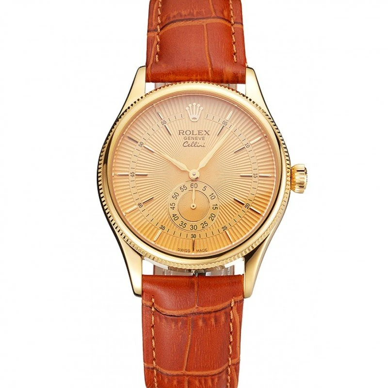 Rolex Cellini 38mm Gold Dial - Premium Edition