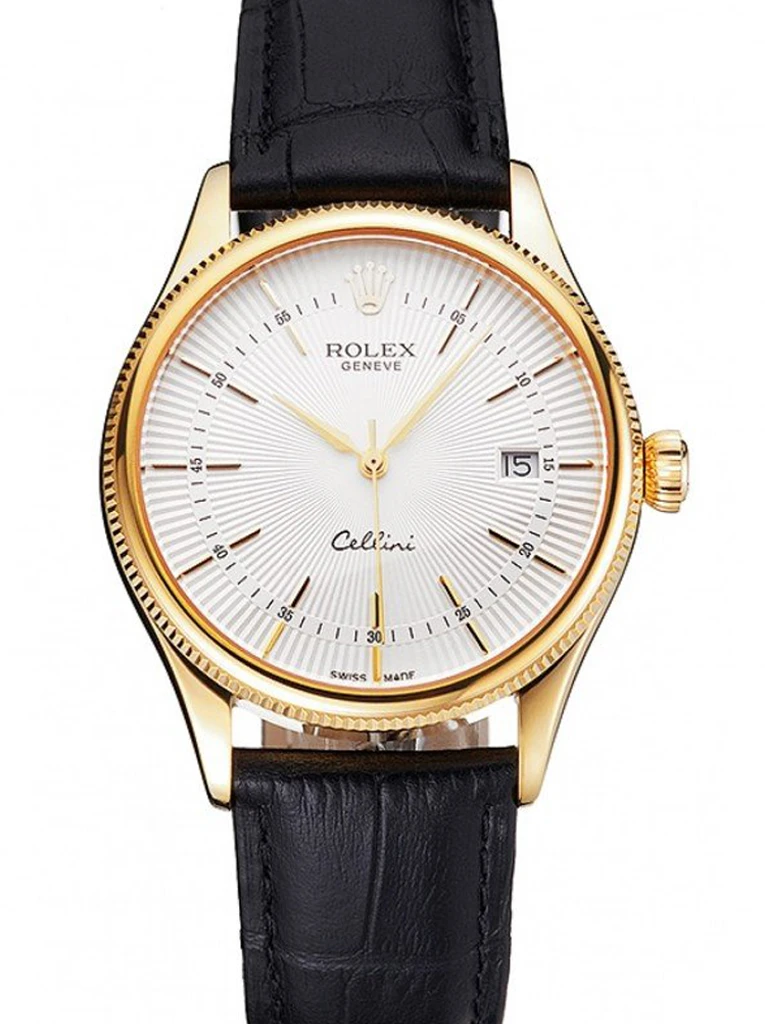 Rolex Cellini 38mm White Dial - Classic Elegance