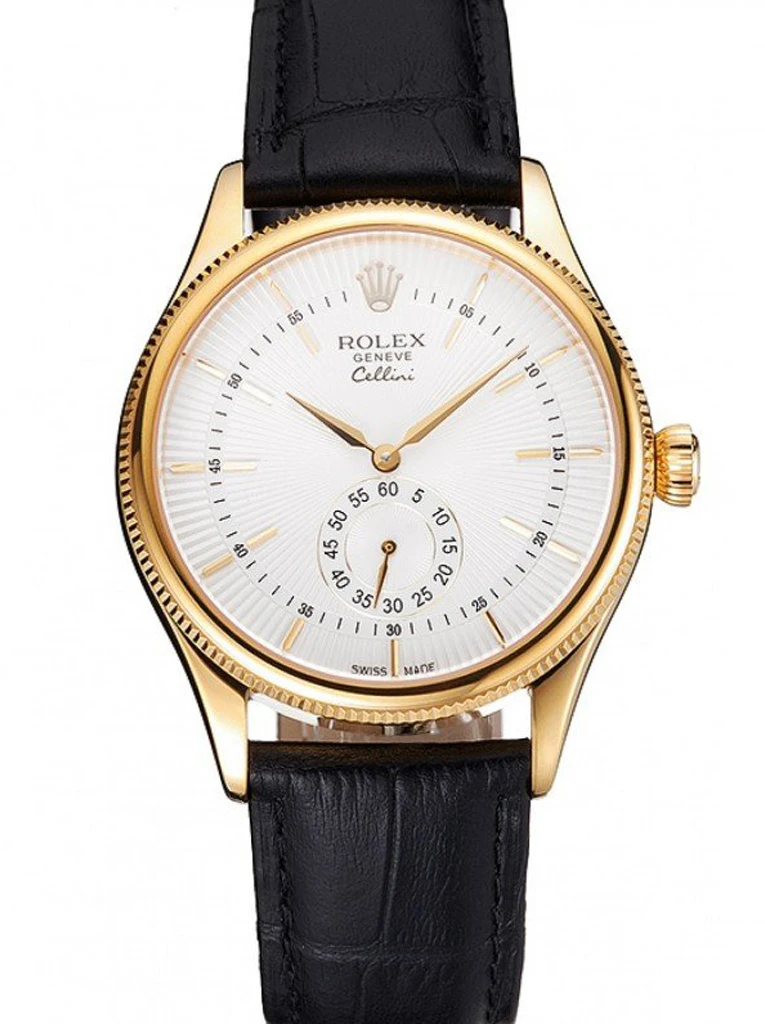 Rolex Cellini 38mm White Dial - Elegant Timepiece