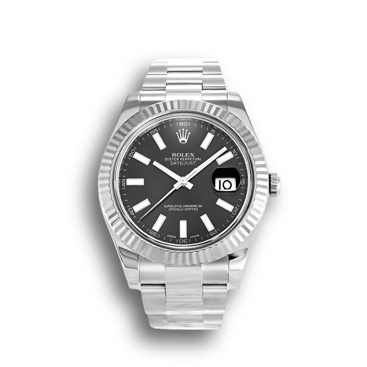 Rolex Datejust 116334 - 41mm Black Dial Steel Watch