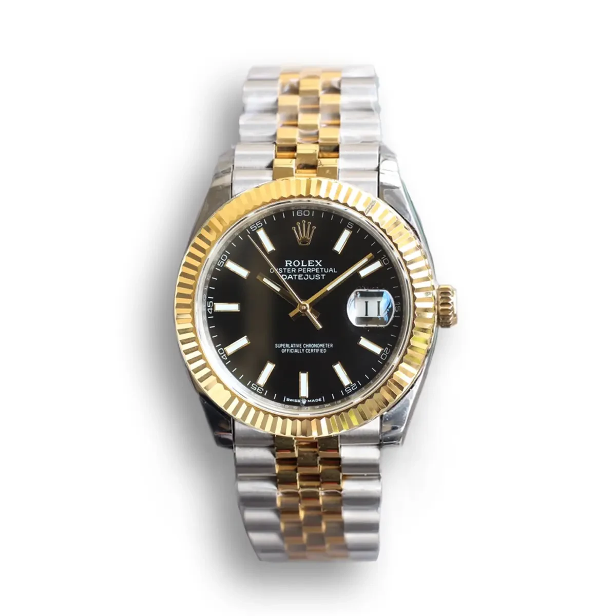 Rolex Datejust 126331 41mm with Black Dial - Rose Gold and Steel