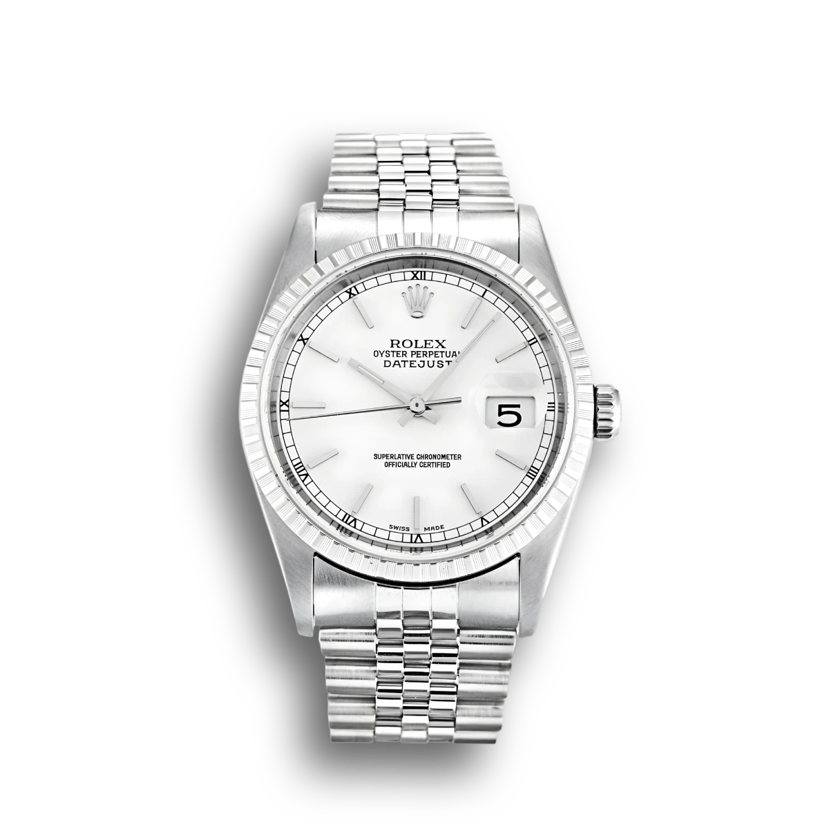 Rolex Datejust 16220 - 36mm White Dial Classic Steel