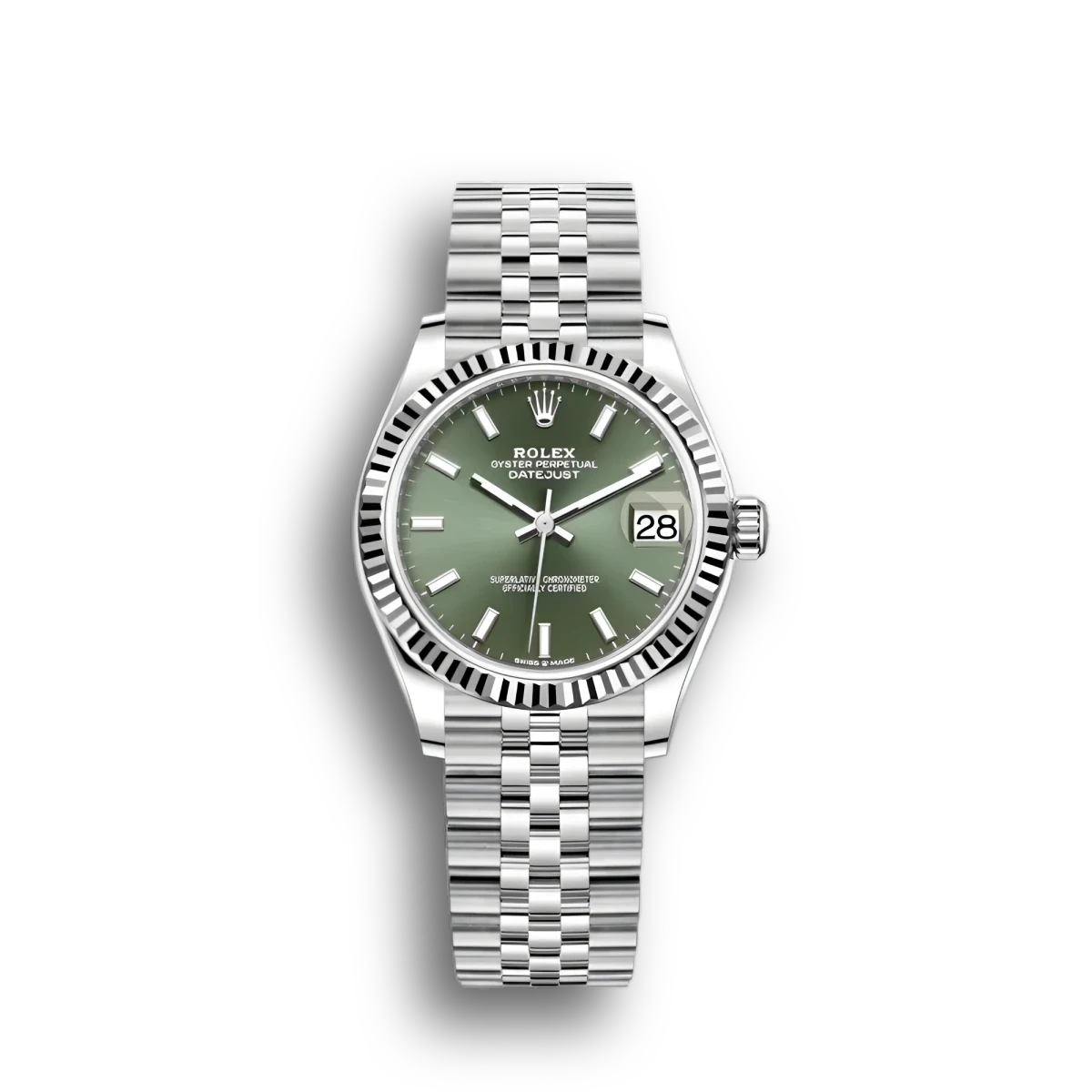 Rolex Datejust 278274 31mm Mint Green Dial Watch