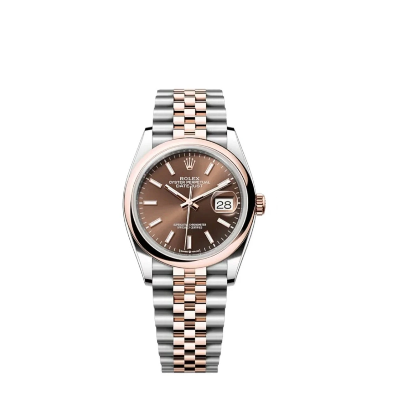 Rolex Datejust 126201 36mm - Rich Chocolate Dial Two-Tone