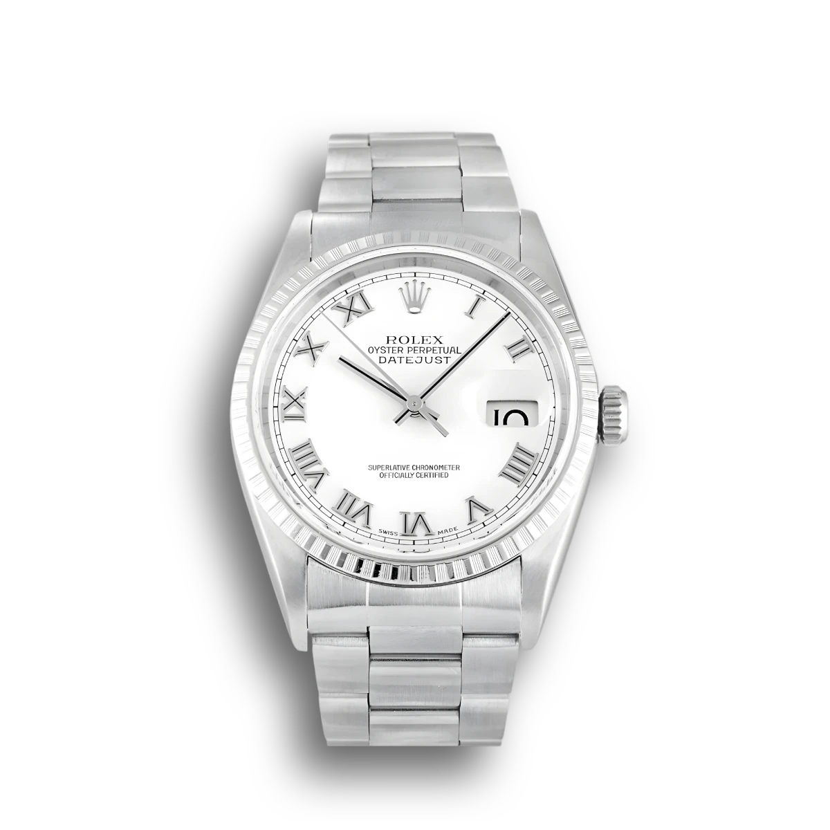 Rolex Datejust 16220 Stainless Steel 36mm White Dial