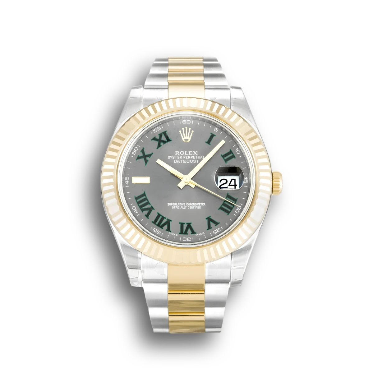 Rolex Datejust II 116333 - 41mm Grey Dial Two-Tone