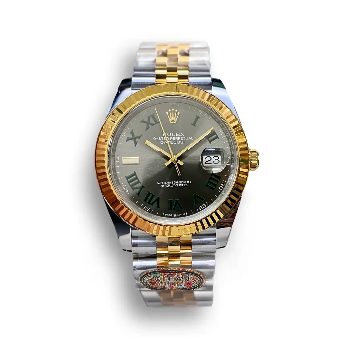 Rolex Datejust 126333 41mm - Slate Diamond Dial on Jubilee