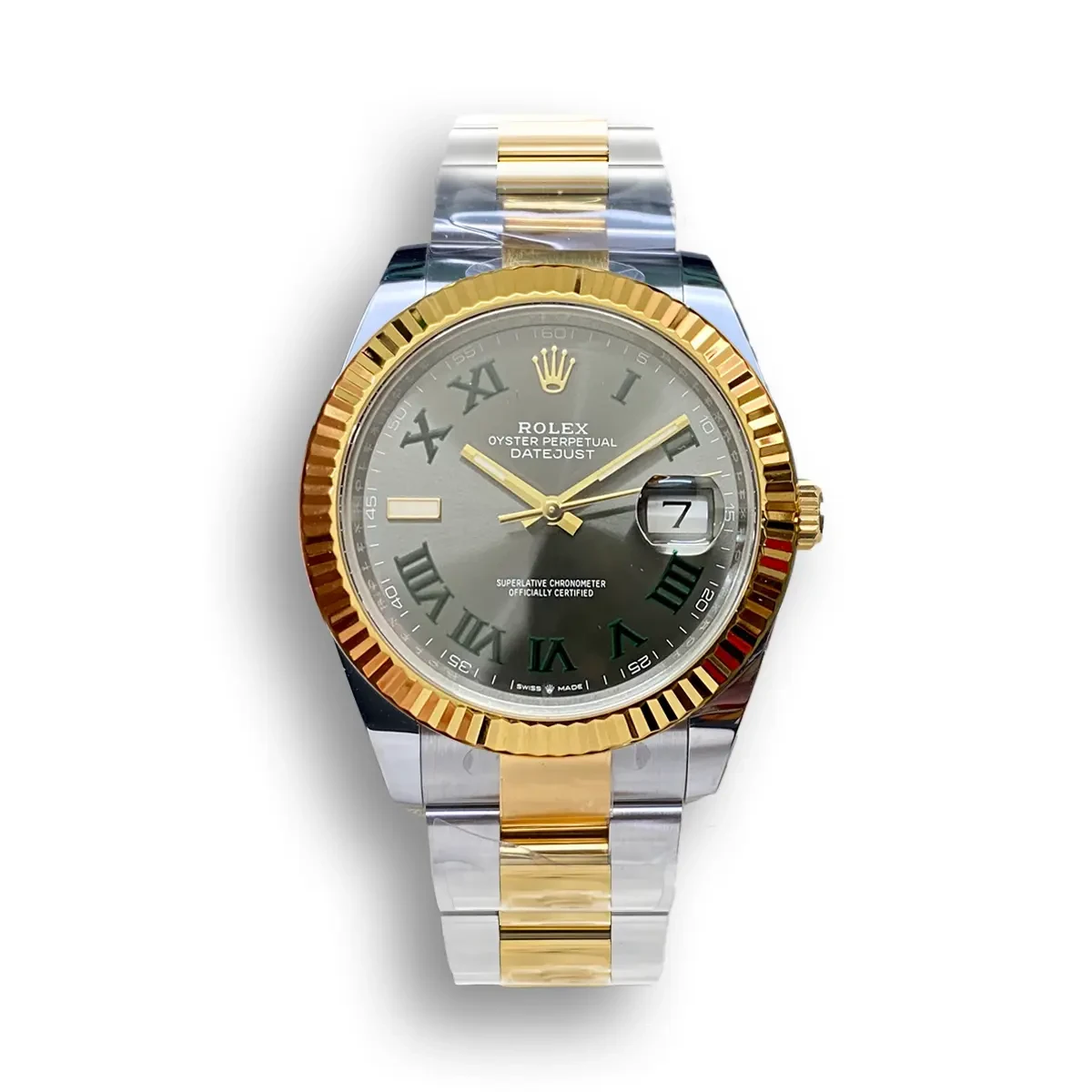 Rolex Datejust 126333 41mm - Slate Diamond Dial on Oyster