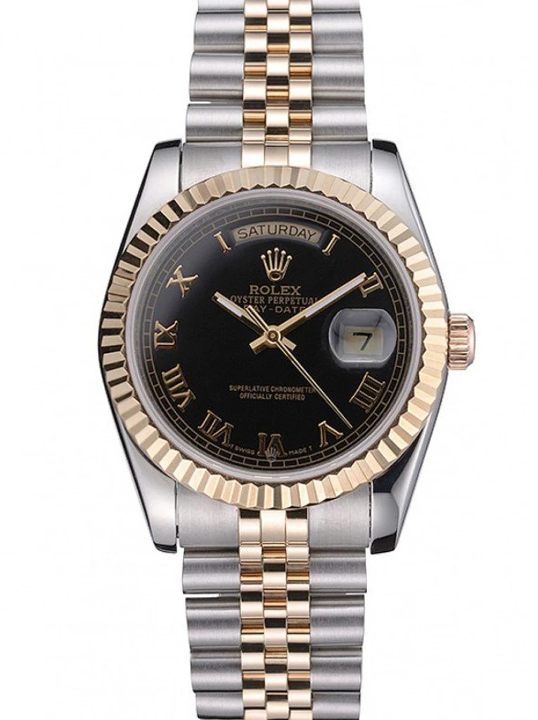 Rolex Day-Date 36mm Black Dial SRL78