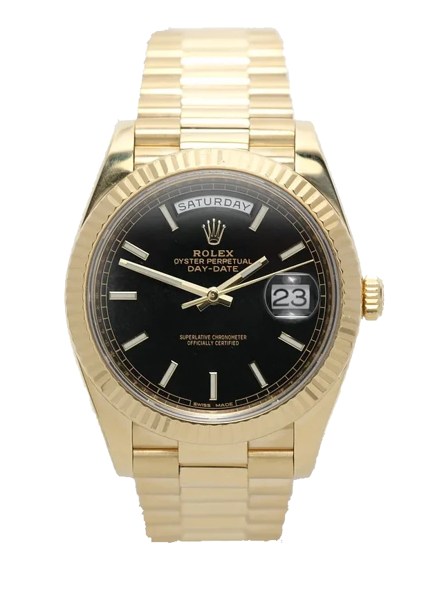 Rolex Day-Date 40mm Black Dial 228238