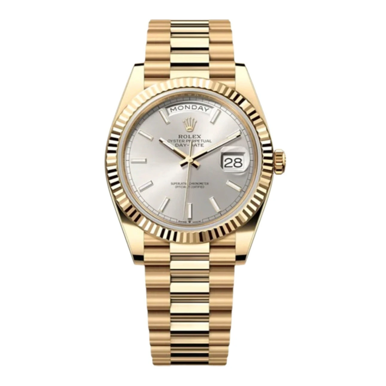 Rolex Day-Date 40mm Silver Dial 228238