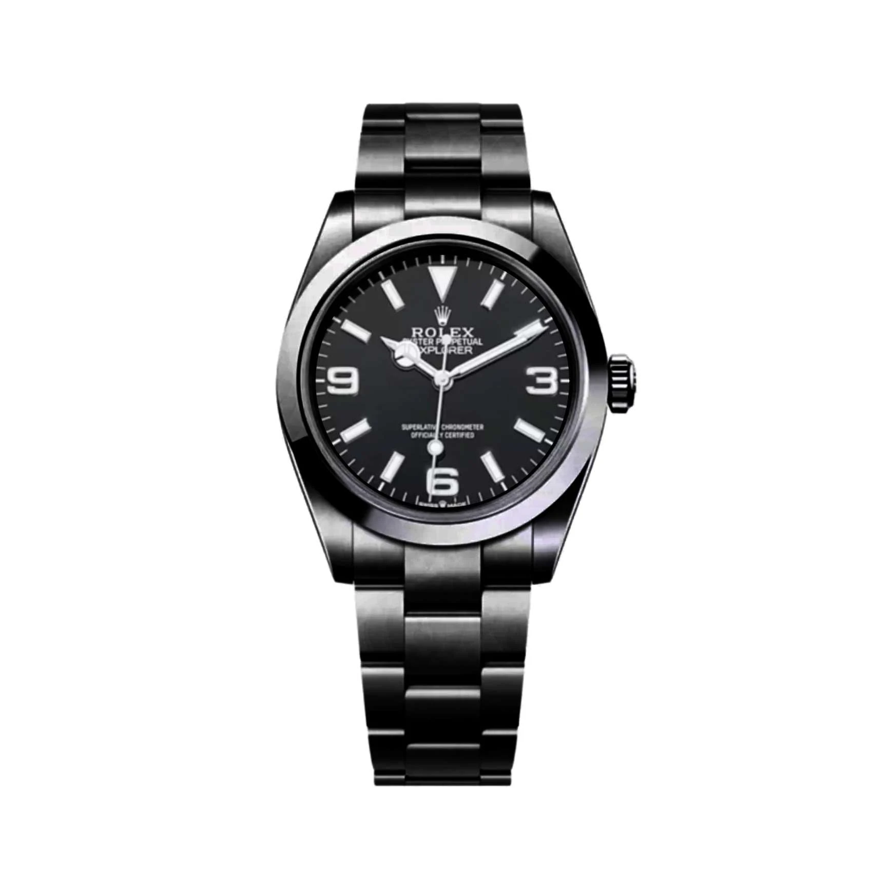 Rolex Explorer 40mm Black Dial 128238