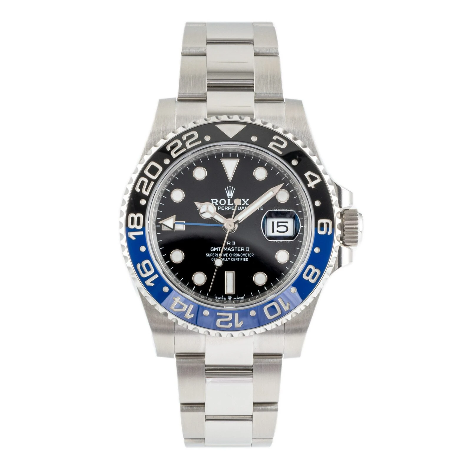 Rolex GMT-Master II 126710BLNR Batman Black-Blue Bezel 41mm