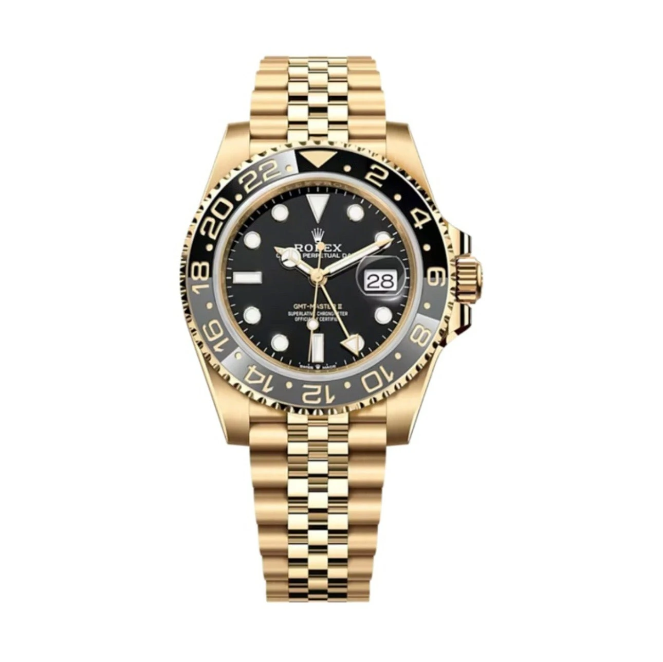 Rolex GMT-Master II 126718GRNR Yellow Gold Green-Black 40mm