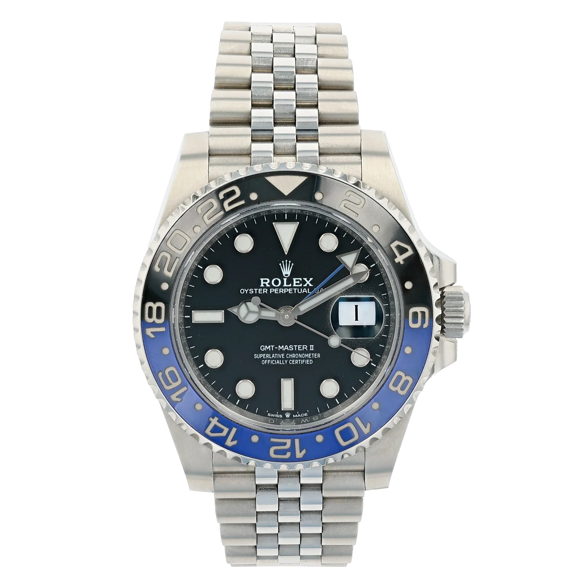 Rolex GMT-Master II 126710BLNR Batgirl Jubilee Black-Blue