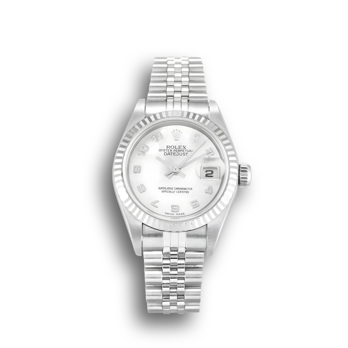 Rolex Lady-Datejust 79174 White Mother of Pearl 26mm Steel