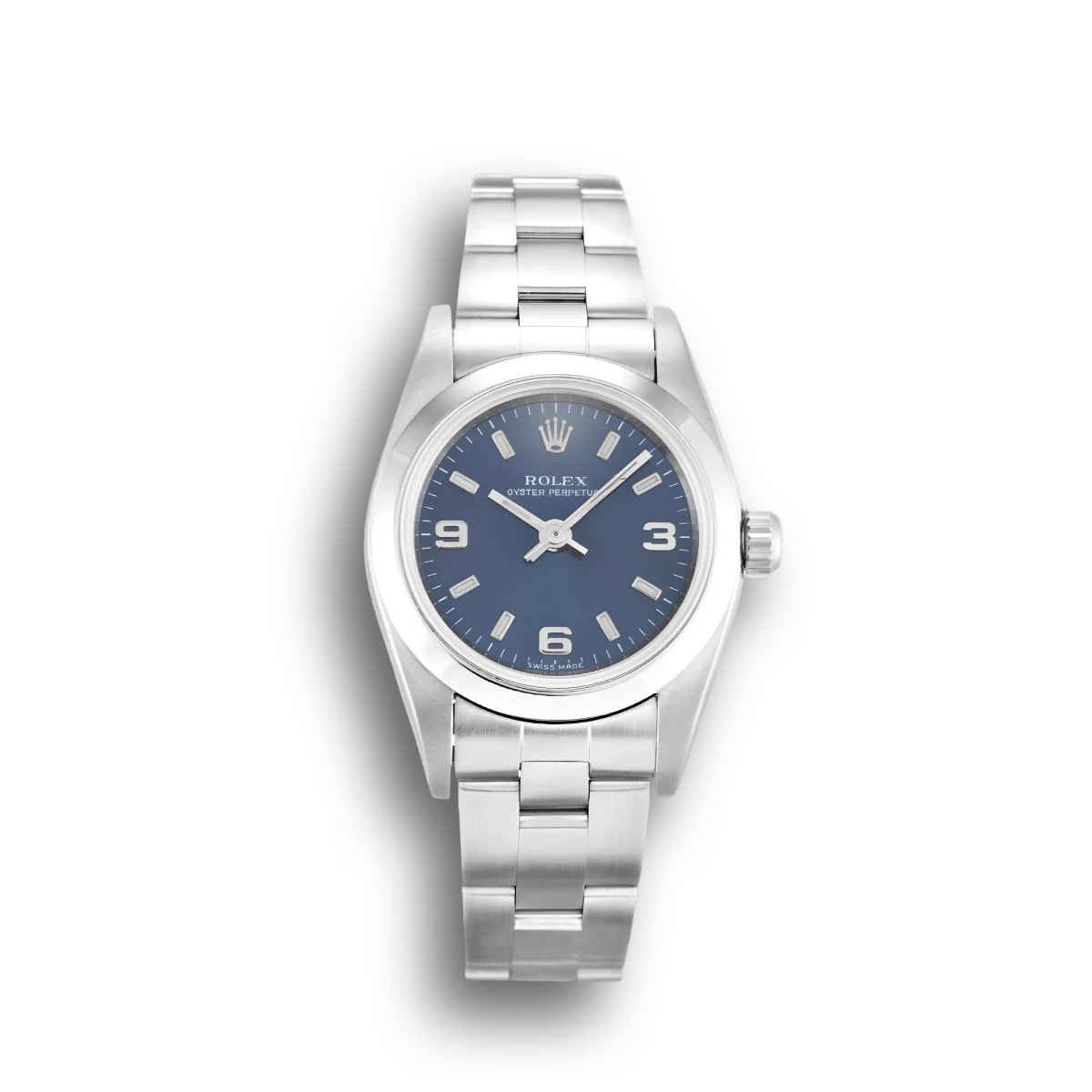 Rolex Oyster Perpetual Lady 24mm Blue Dial 76080