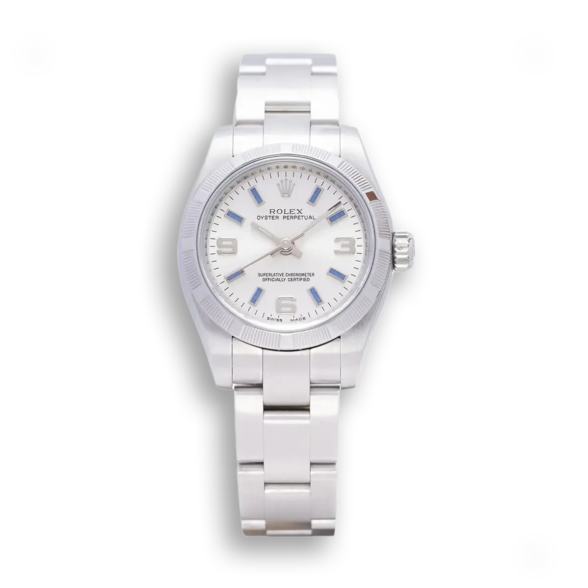 Rolex Oyster Perpetual Lady 26mm Silver Dial 176210