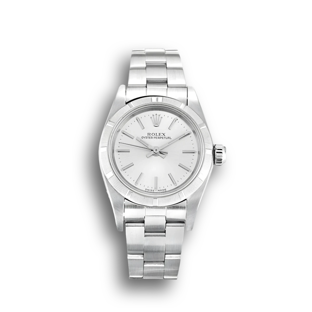 Rolex Oyster Perpetual Lady 26mm Silver Dial 67230