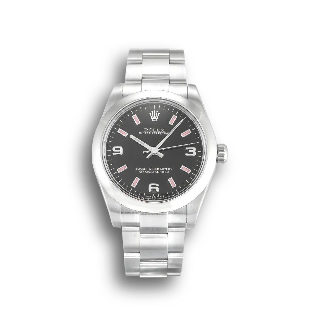 Rolex Oyster Perpetual Lady 31mm Black Dial 177200