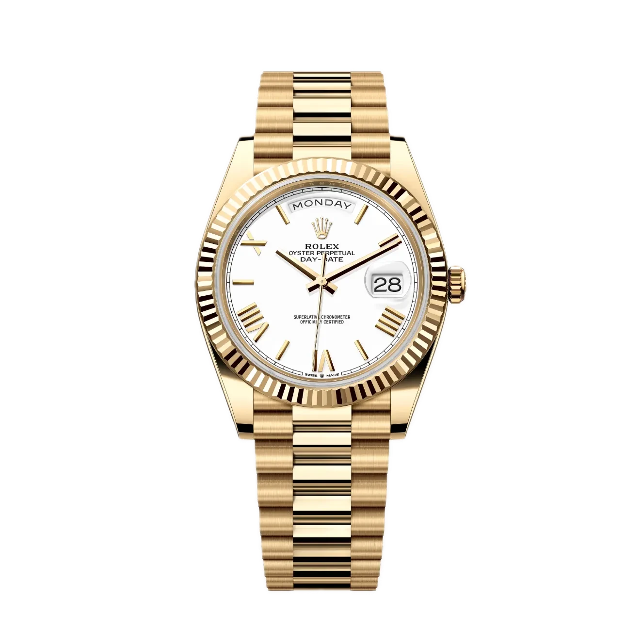 Rolex Day-Date 40mm White Dial 228238