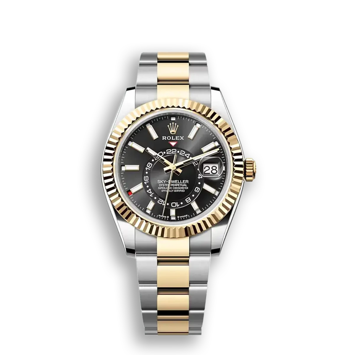 Rolex Sky-Dweller 326933 Bright Black Dial 42mm