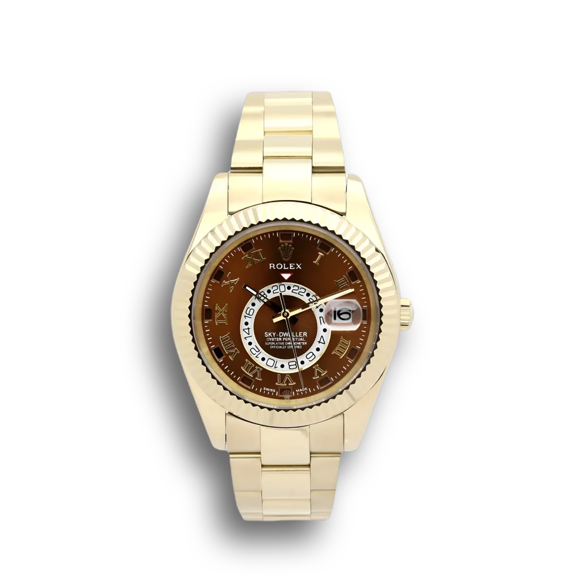 Rolex Sky-Dweller 326938 Rich Brown Dial 42mm