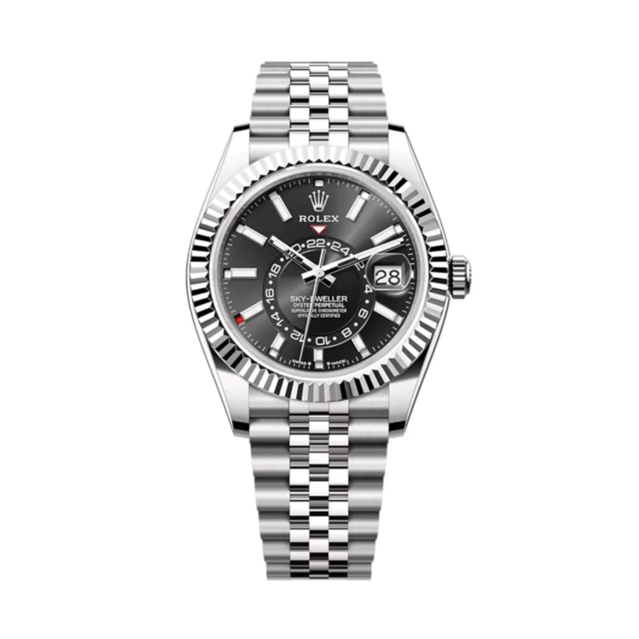 Rolex Sky-Dweller 42mm Bright Black Dial Jubilee Ref. 336934