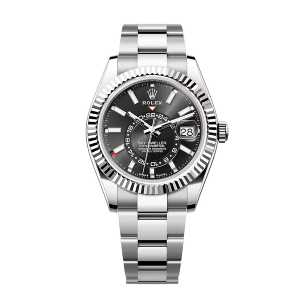 Rolex Sky-Dweller 42mm Bright Black Dial Oyster Ref. 336934