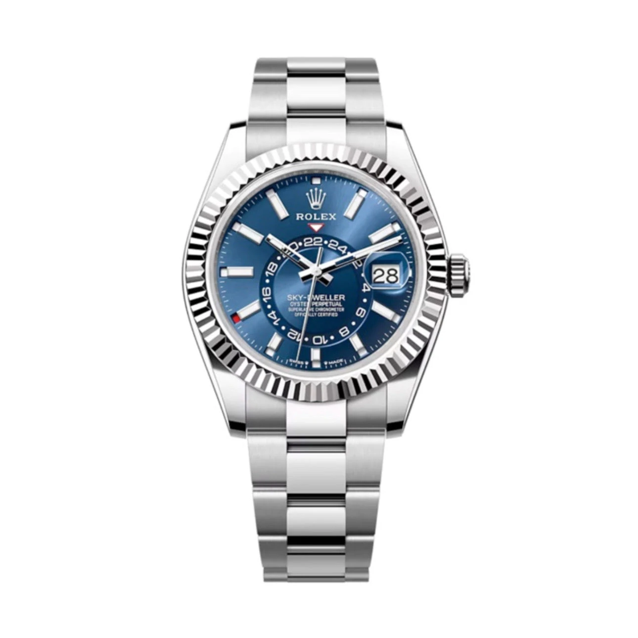 Rolex Sky-Dweller 42mm Bright Blue Dial Oyster Ref. 336934