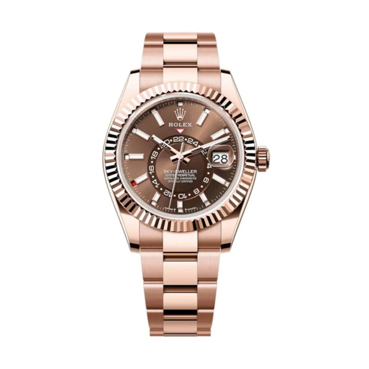 Rolex Sky-Dweller 42mm Chocolate Dial Oysterflex Ref. 336935