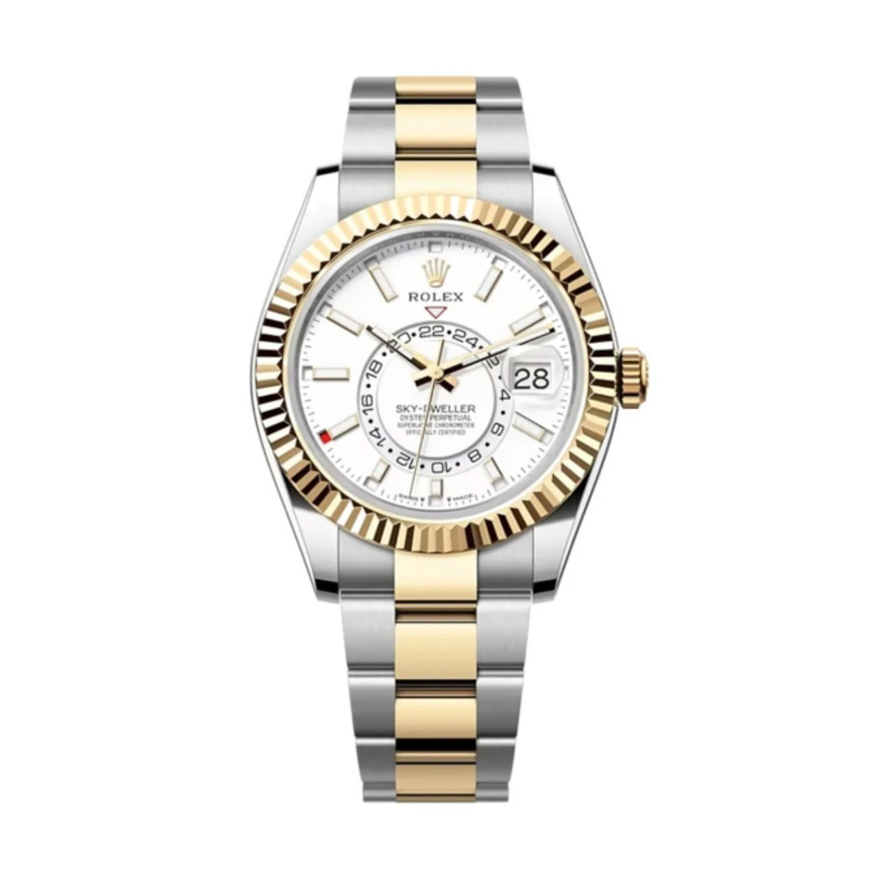 Rolex Sky-Dweller 42mm Intense White Dial Two-Tone Oyster Ref. 336933