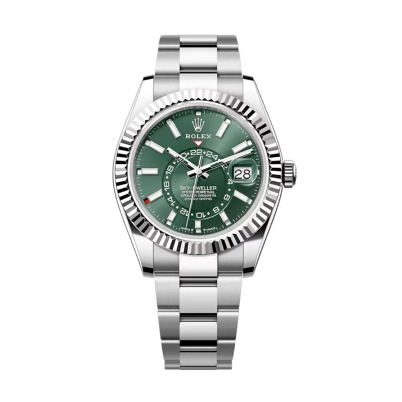 Rolex Sky-Dweller 42mm Mint Green Dial Oyster Ref. 336934