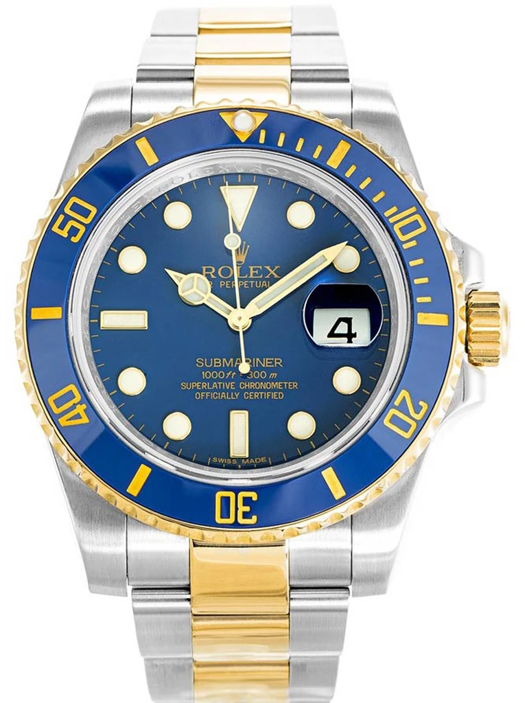 Submariner 40mm Blue Dial 116613LB Bluesy Bicolor