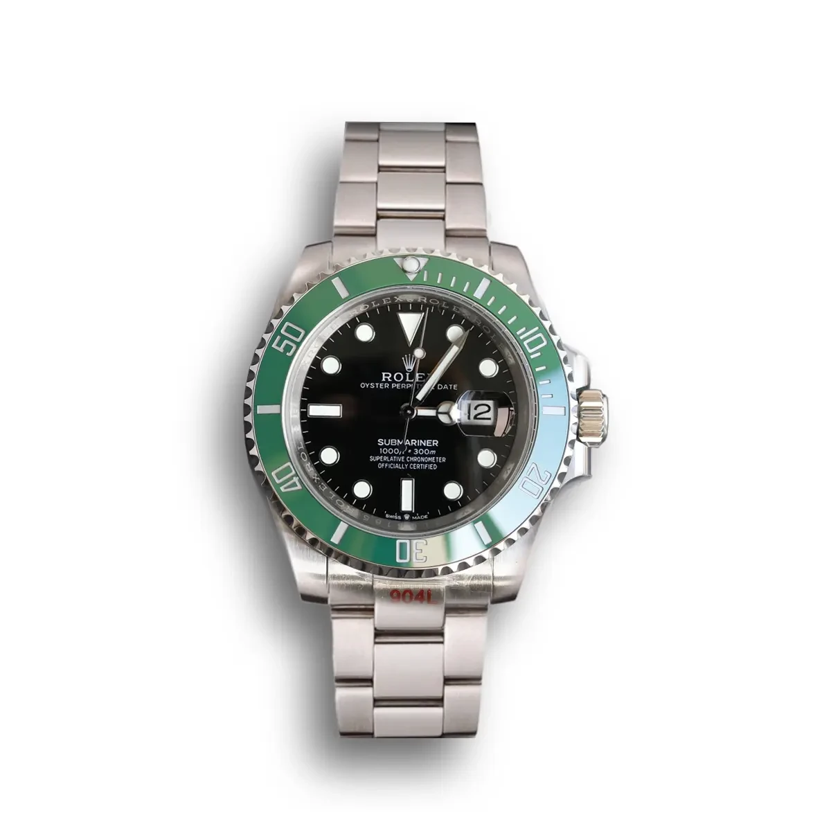 Submariner 41mm Black Dial with Green Bezel 126610