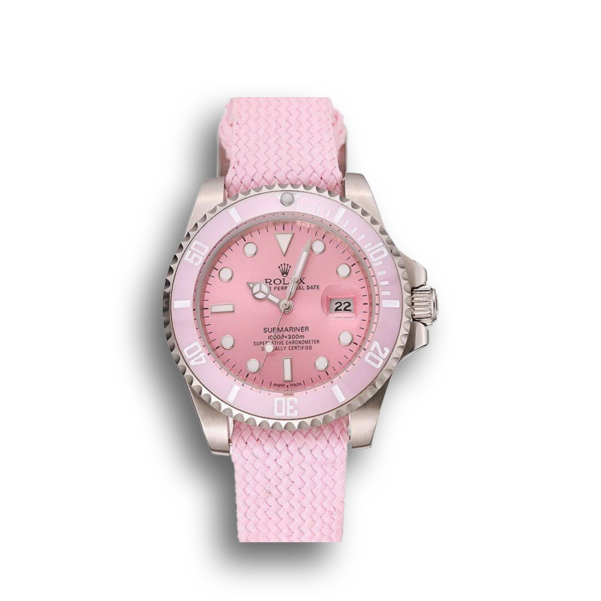 Rolex Submariner 1453866 - 41mm Pink Dial Dive Watch