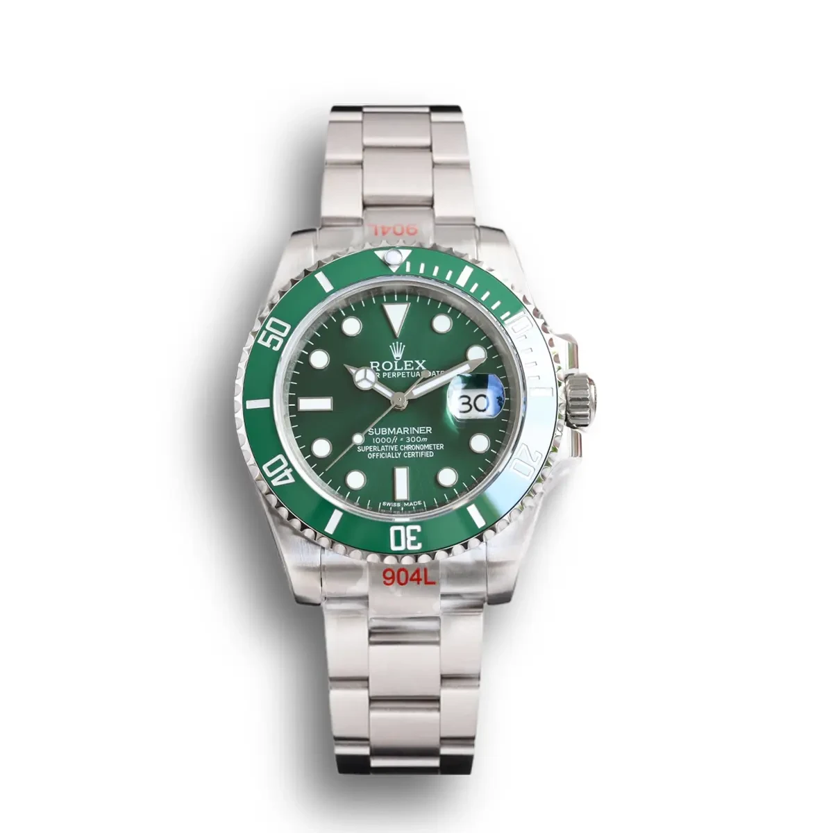 Rolex Submariner SUB 116610 - 40mm Green Dial Dive Watch